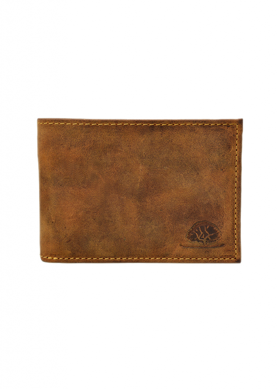 Vintage-Leder Minibörse Farbe braun